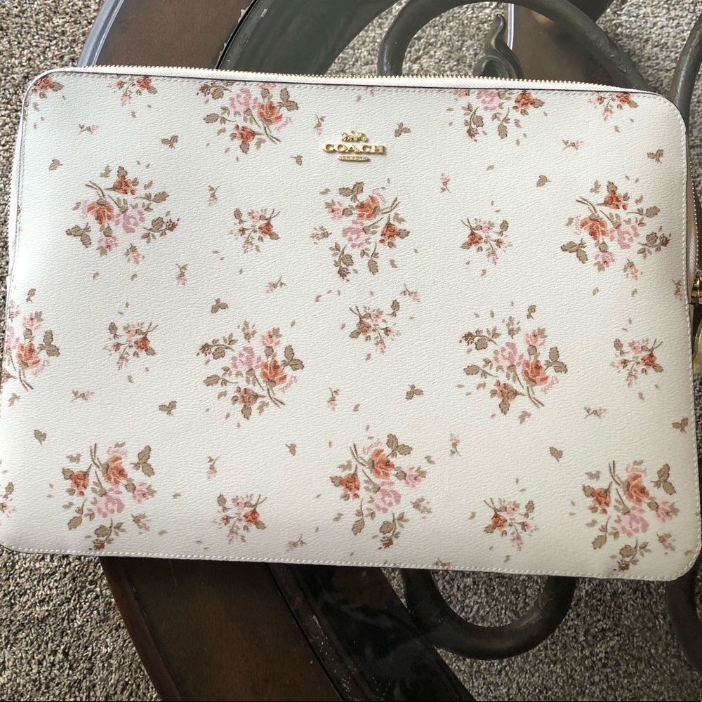 Coach laptop sleeve